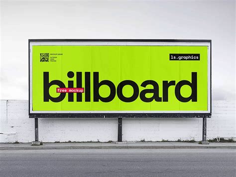 Download Free Advertising Billboard Mockup PSD Generator
