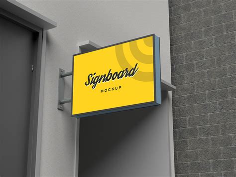 Download Free Advertising Signboard Mockup PSD Free Mockups Yellowimages PSD PSD Files