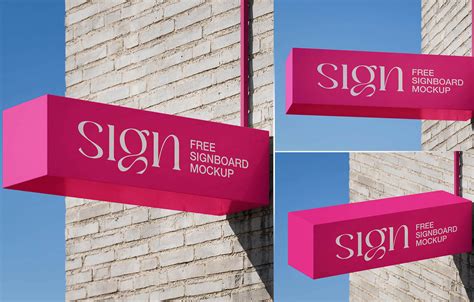 Download Free Advertising Signboard Mockup PSD TIFF Files PSD Files