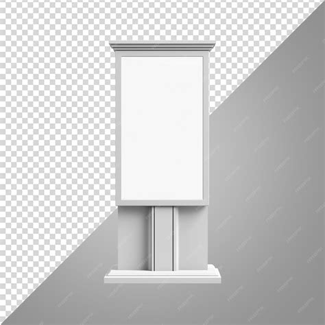 Download Free Advertising Stand Mockup - Front View PSD Generator