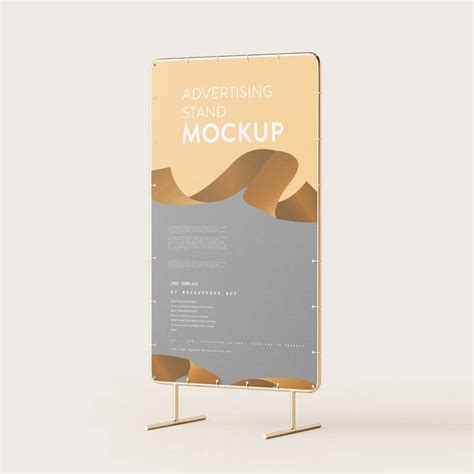 Download Free Advertising Stand Mockup PSD Generator PSD Files
