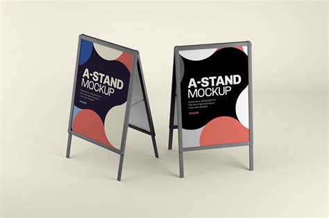 Download Free Advertising Stand Mockup PSD Object Mockups PSD Files