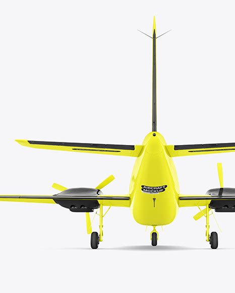 Download Free Aircraft Mockup - Back View PSD Free Mockups Yellowimages PSD PSD Files