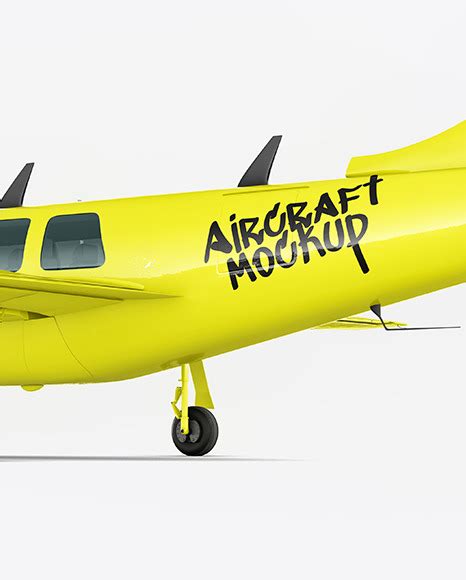 Download Free Aircraft Mockup - Back View PSD Yellowimages PSD Files