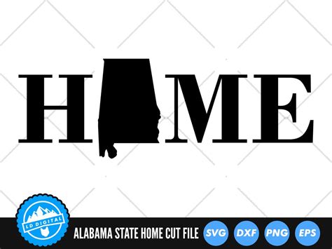 Download Free Alabama Home SVG Files For Crafts