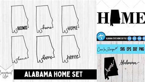 Download Free Alabama Home SVG For Crafts