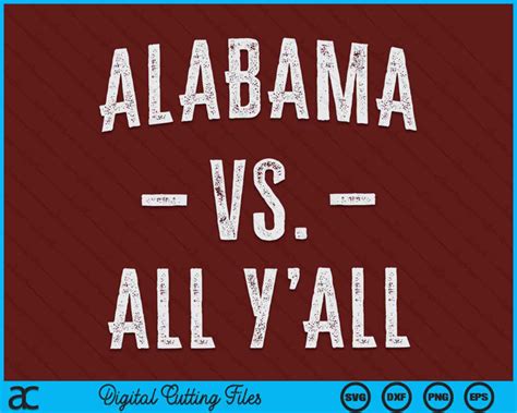 Download Free Alabama Y'all Cutting File For Crafts