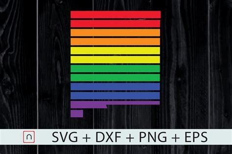 Download Free Alaska State-Map Rainbow-LGBT Pride DXF Files