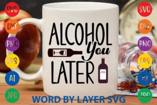 Download Free Alcohol You Later Bundle Files Free PSD Mockups