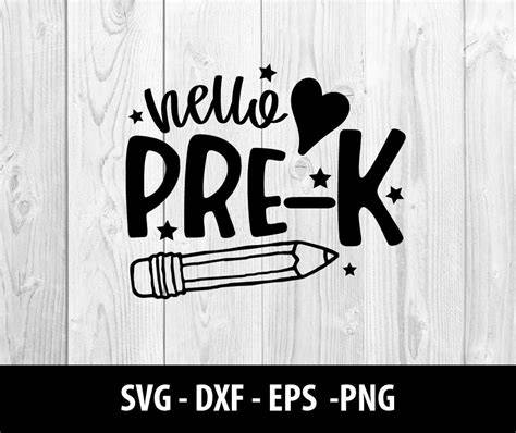Download Free All About That Pre-K DXF Files