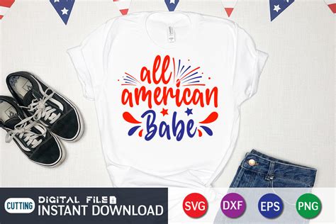 Download Free All American Babe SVG Cut File Files For Crafts