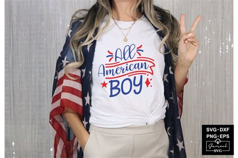 Download Free All American Boy SVG Cut File Files DXF Files