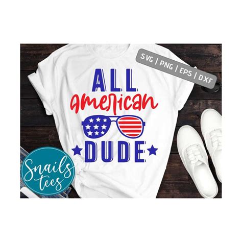 Download Free All American Dude SVG Cut File Printable