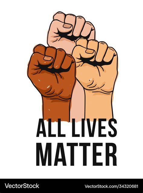 Download Free All Lives Matter Equality Humanity Fists Files DXF Files
