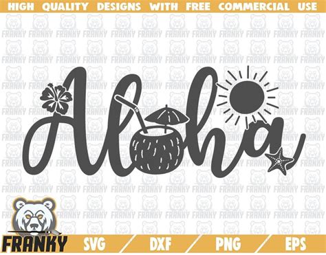 Download Free Aloha Summer SVG, Beach SVG, DXF File, Cuttable File Images