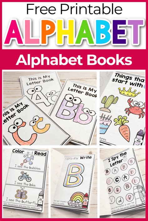 Free Alphabet Book Template