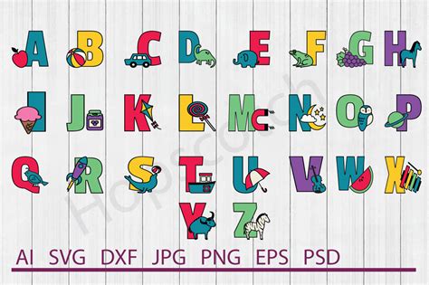 Download Free Alphabet Bundle, SVG Filex, DXF Files, Cuttable Files Cricut SVG DXF Files