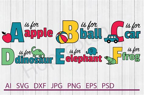 Download Free Alphabet Bundle, SVG Filex, DXF Files, Cuttable Files Silhouette For Crafts