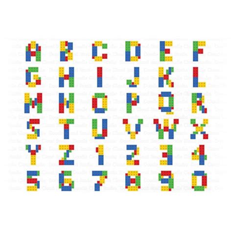 Download Free Alphabet SVG, Numbers SVG, Building Blocks Alphabet and Numbers. Files Free PSD Mockups