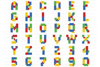 Download Free Alphabet SVG, Numbers SVG, Building Blocks Alphabet and Numbers. For Crafts