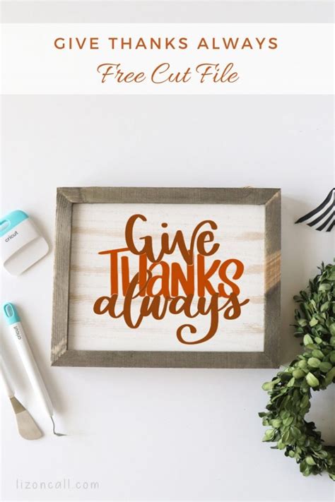 Download Free Always Be Thankful Cut Files