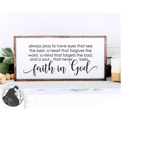 Download Free Always Pray SVG Files