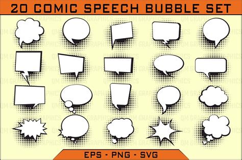Download Free Amazing Comic Bubbles For Crafts
