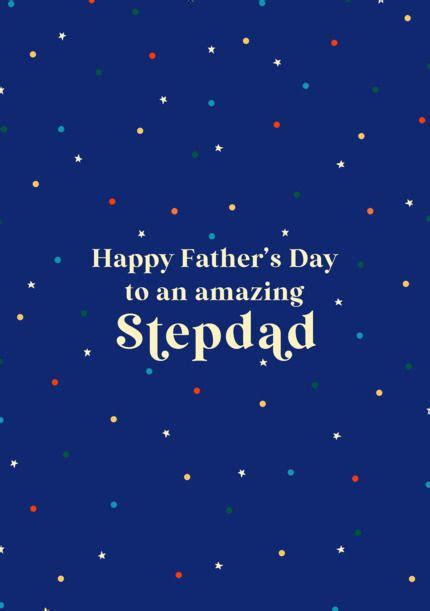 Download Free Amazing Step-Dad Father's Day Gift Easy Edite