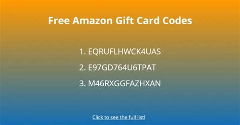 Free Amazon Gift Card Co… 