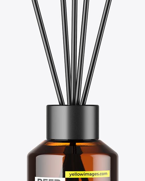 Download Free Amber Diffuser Bottle Mockup PSD Generator