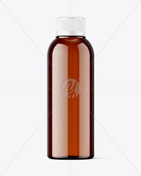 Download Free Amber Plastic Bottle Mockup PSD Generator PSD Files