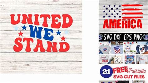 Download Free America Stand Up cut file Files