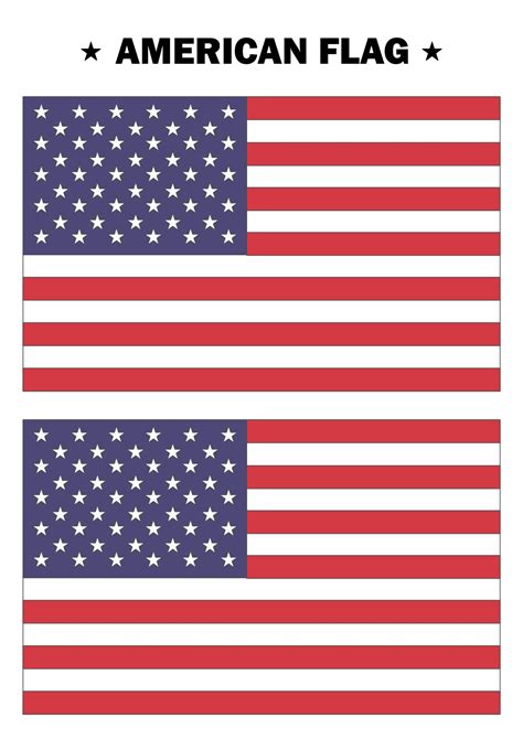 Download Free American Flag Files Printable