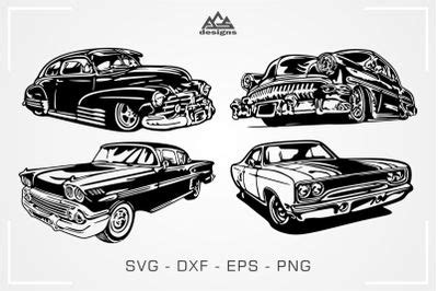 Download Free American Muscle Car Packs Svg Design Printable