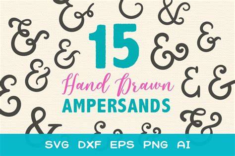 Download Free Ampersands for Crafters DXF Files