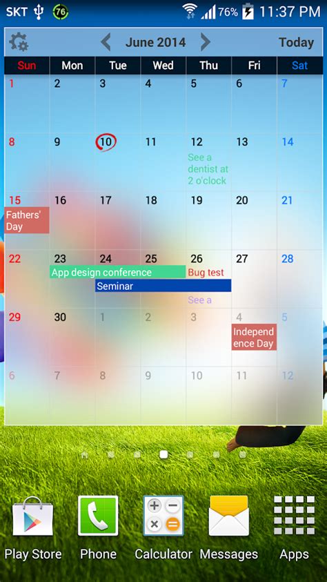 Free Android Calendar Widgets