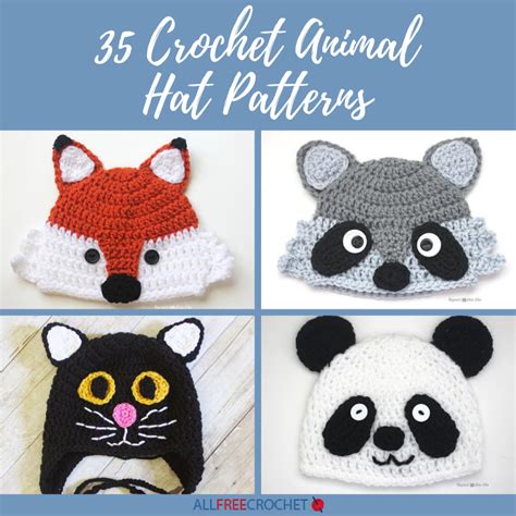 Free Animal Crochet Hat Patterns