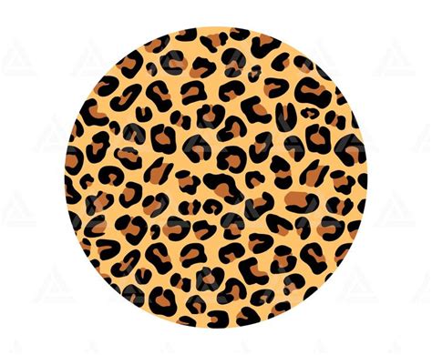 Download Free Animal Print Circle Printable images Animal Pattern Files For Crafts