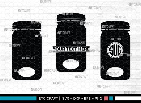 Download Free Animal Print Monogram Mason Jars Files