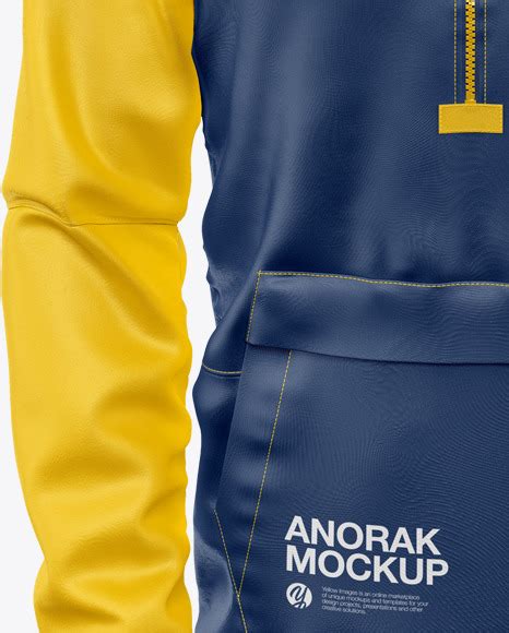 Download Free Anorak Mockup - Front View PSD Object Mockups