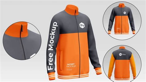 Download Free Anorak Mockup - Front View PSD Placeit