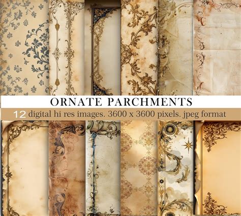 Download Free Antique Digital Paper Commercial Use For Crafts