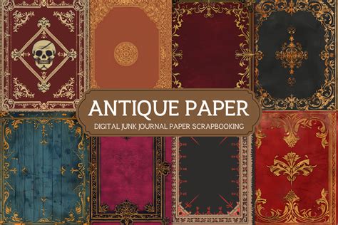 Download Free Antique Digital Paper Creativefabrica DXF Files