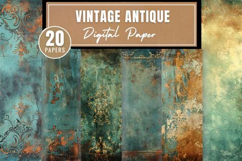 Download Free Antique Digital Paper For Crafts