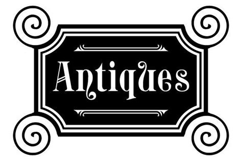 Download Free Antiques Sign SVG Commercial Use