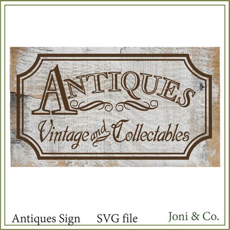 Download Free Antiques Sign SVG Files Free PSD Mockups