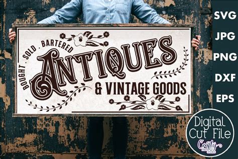 Download Free Antiques Sign SVG Images