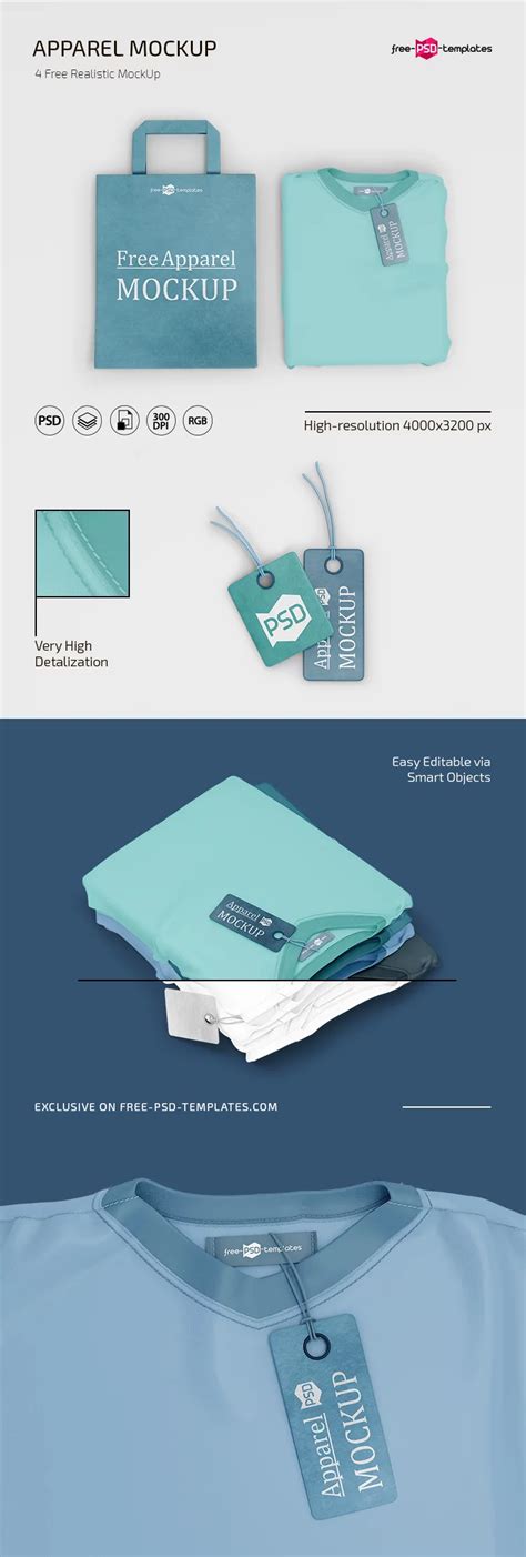 Download Free Apparel Mockups Variety Collection PSD Templates Yellowimages