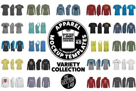 Download Free Apparel Mockups Variety Collection PSD Templates TIFF Files