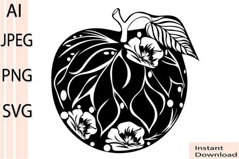 Download Free Apple Mandala Svg Design Cut Files